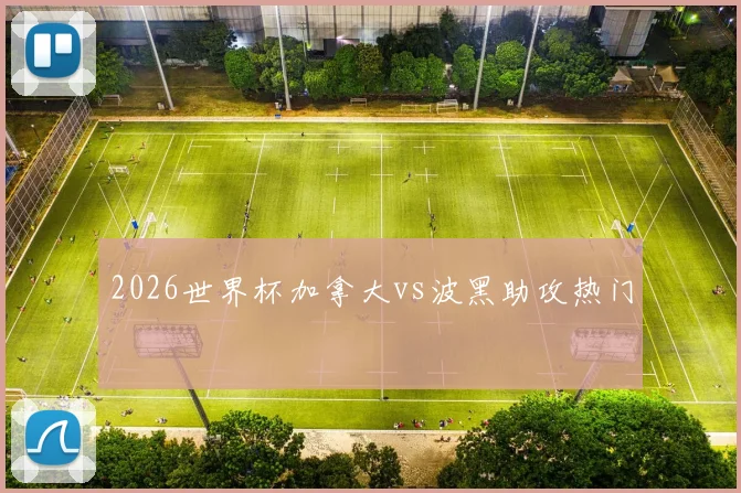 2026世界杯加拿大vs波黑助攻热门